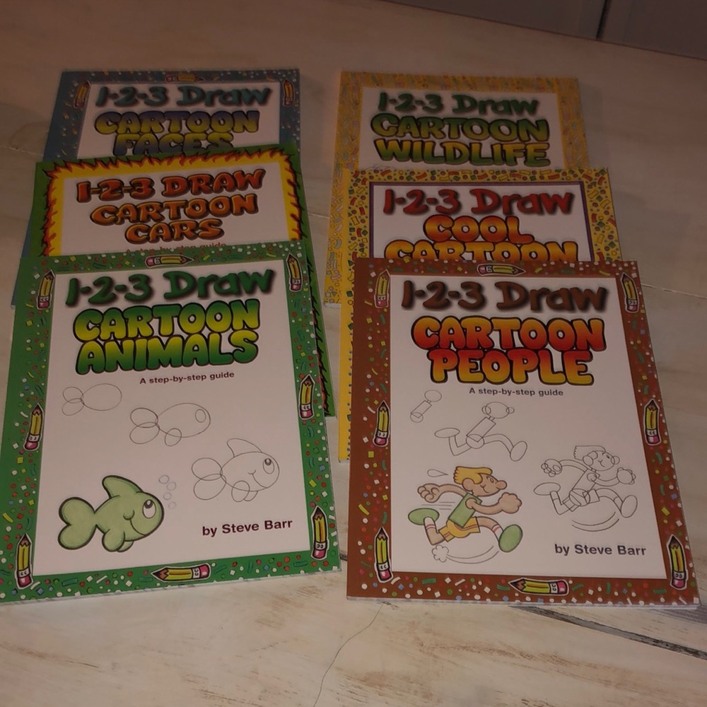 123 How to draw books by Steven Barr